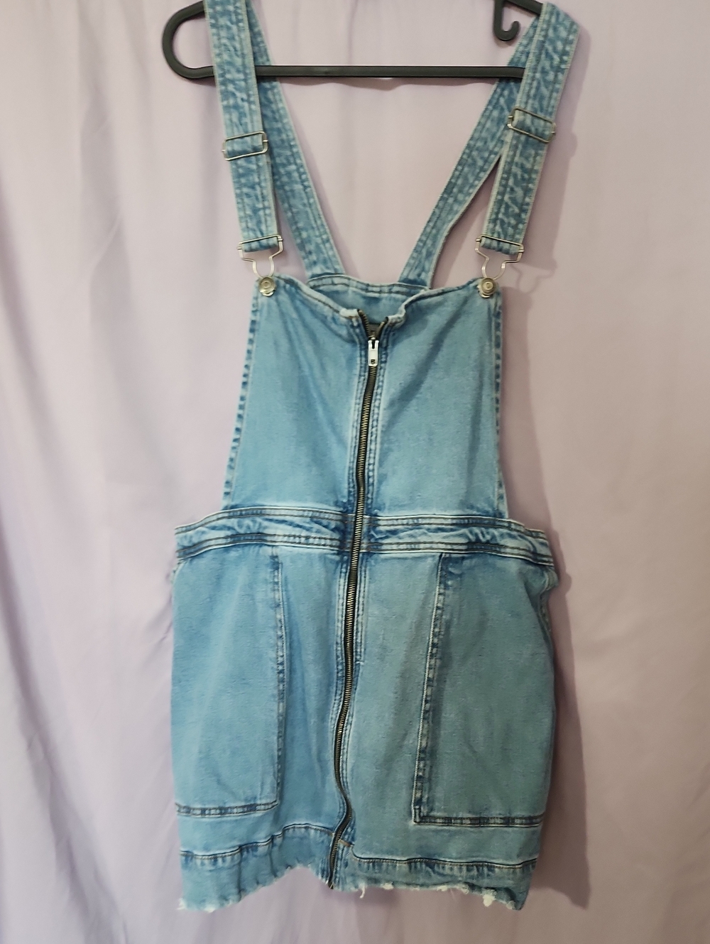 wild fable Light Blue Denim Overall Dress
